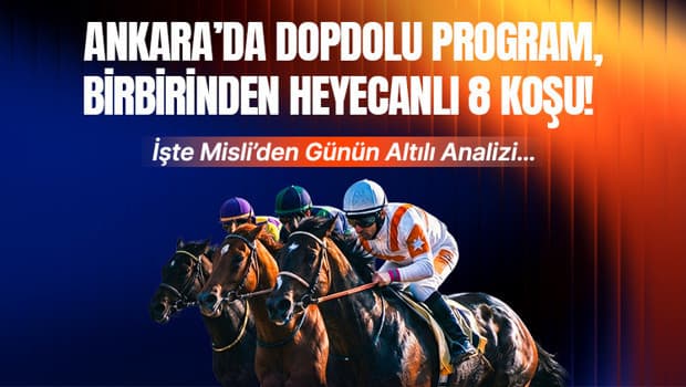 Ankara 75. Yıl Hipodromu'nda Yoğun ve Rekabetçi Bir Yarış Günü Bekleniyor