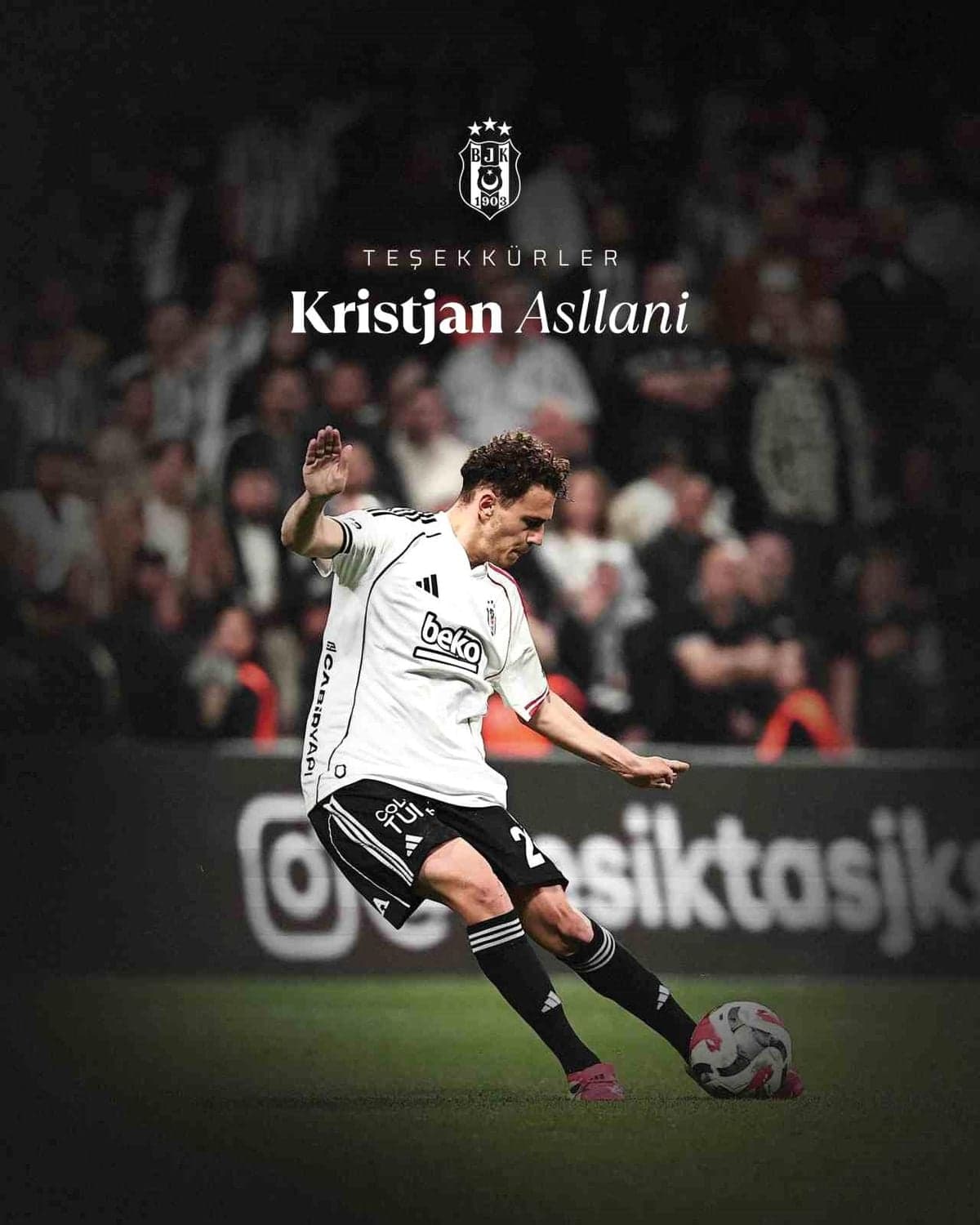 Beşiktaş'tan Ayrılık Kararı: Kristjan Asllani'nin Siyah-Beyazlı Macerası Tamamlandı