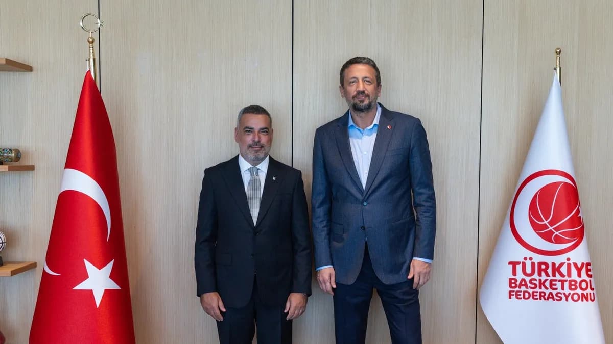 Beşiktaş Yöneticisi Özkan Arseven'den TBF Başkanı Hidayet Türkoğlu'na Kritik Ziyaret