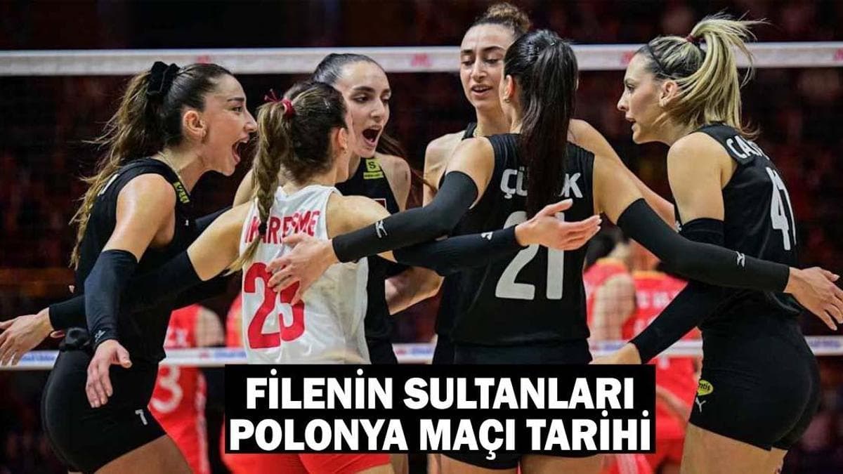 Filenin Sultanları Voleybol Milletler Ligi Üçüncü Hafta Polonya Maçına Hazırlanıyor