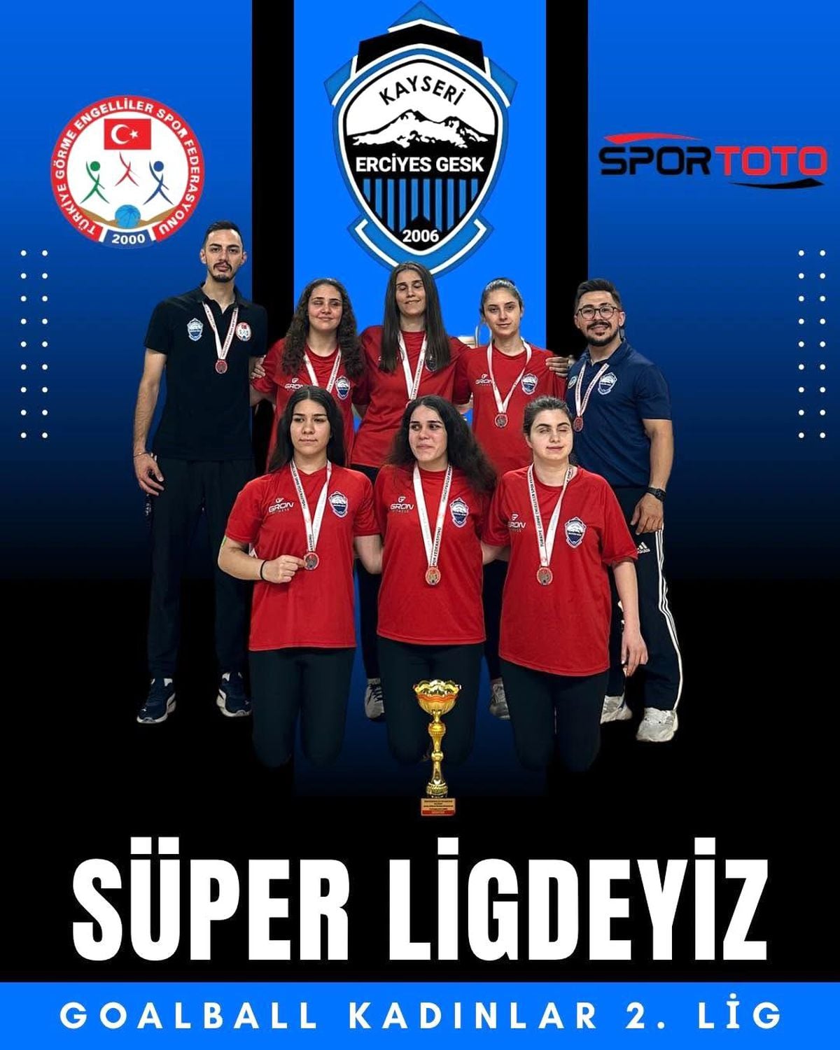 Kayseri Erciyes GESK, Kadınlar Goalball Süper Lig'ine Yükseldi: Finale Rağmen Tarihi Başarı